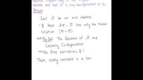 Invertible Matrices (Example 1)