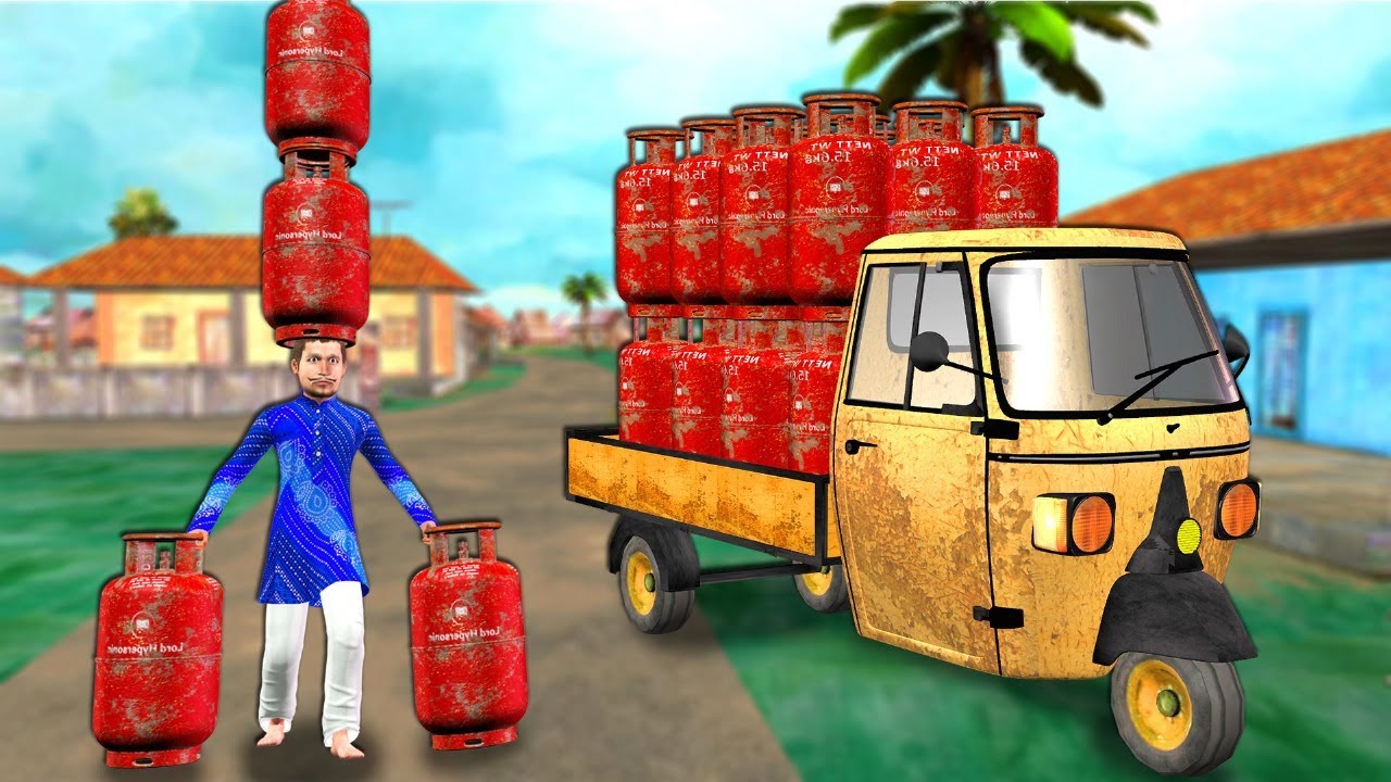 Dhole Gas Cylinder Wala Hindi Kahani Funny Comedy Stories Hindi Moral
