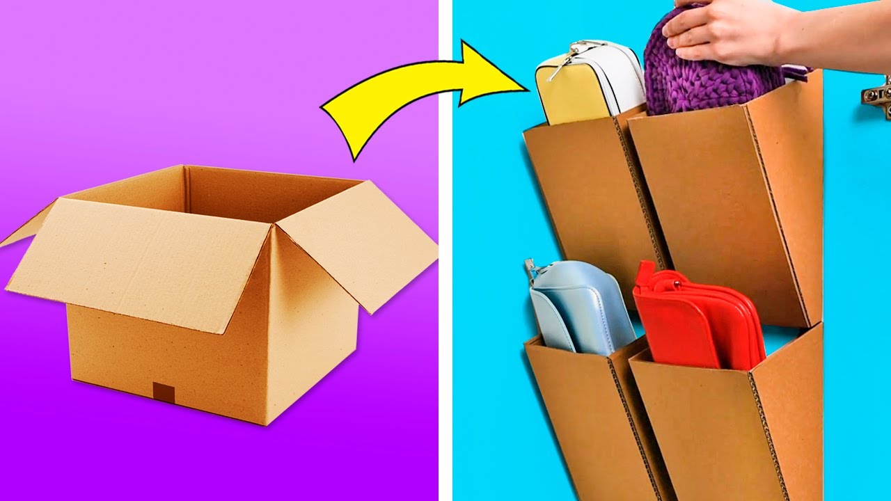 Amazing Cardboard Hacks, Crafts And DIY's For You