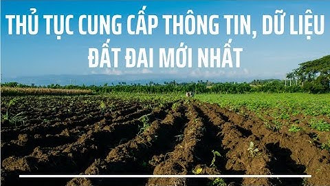 Hướng dẫn thủ tục cung cấp thông tin dữ liệu đất đai trên công thông tin quốc gia năm 2025