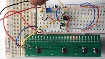 Part 3 : Running LED or Johnson counter module on breadboard using 555 timer