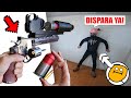 RULETA RUSA con LANZAGRANADAS❗️😳 ▬ REVIENTO a JUSTNOVA 😈 KARMA y RAKKUN IRL 🤣 ▬ Yio Airsoft Gameplay image