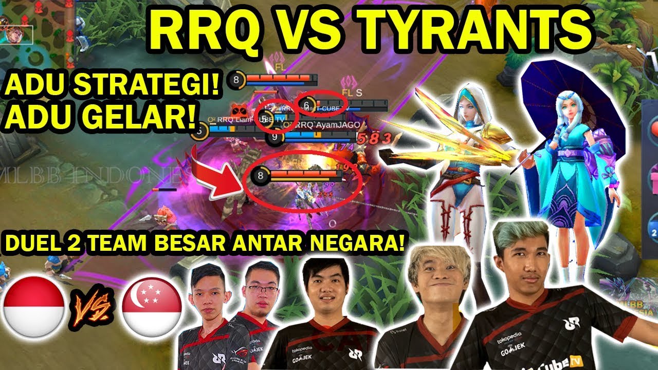 PEMANASAN SEBELUM MSC! RRQ VS FLASH TYRANTS! ADU STRATEGI PRO PLAYER RRQ MELAWAN JUARA 2 MPL SG