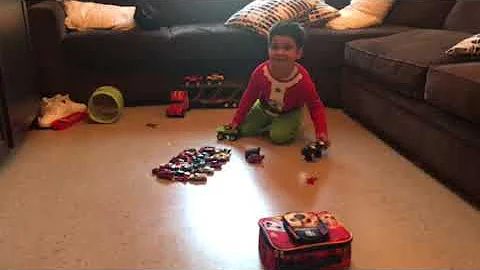 Jacob Rc Present his cars hot wheel kids being kids
