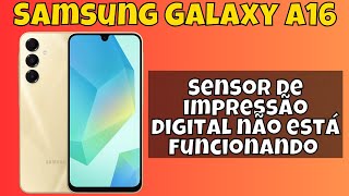 Sensor de impressão digital não está funcionando Samsung Galaxy A16 screenshot 3