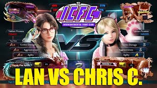 ICFC ASIA Fall 2022 - Tekken 7 Exhibition - Lan (Julia) vs Chris C. (Lucky Chloe)