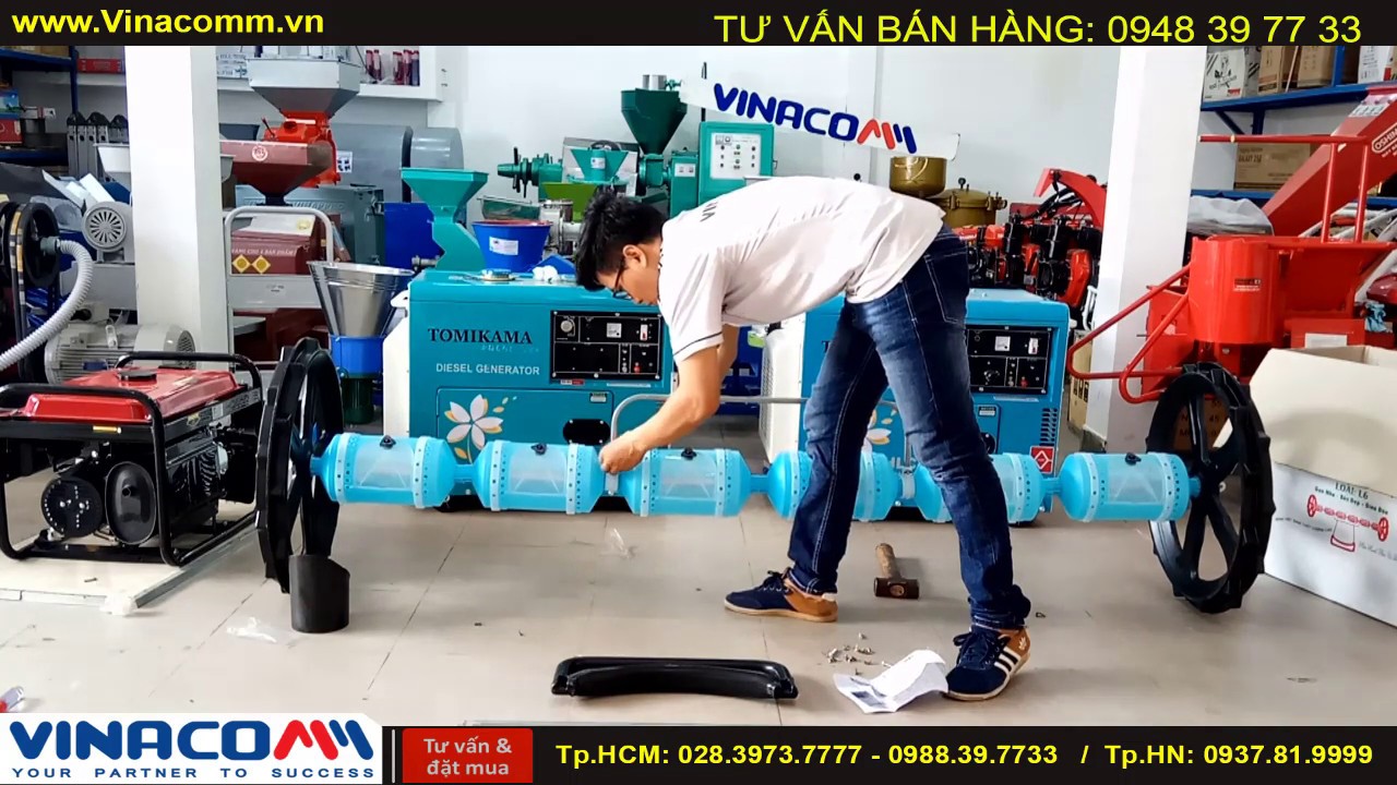 Lắp ráp sử dụng máy sạ lúa thẳng hàng mới nhất 2020 cho bà con