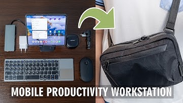Samsung Z Fold Productivity Accessories: Mobile Office In A Sling Bag - Ditch The Laptop?