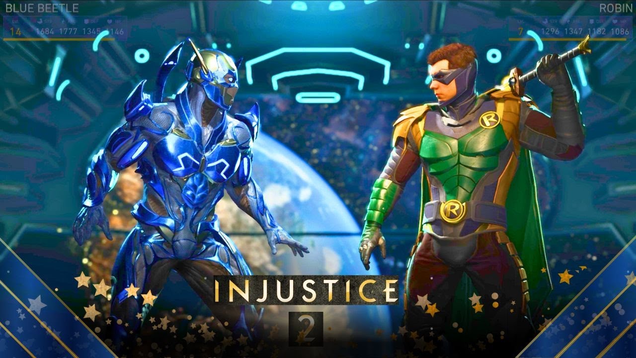 Robin Bettel Injustice 2 - Blue Beetle Vs. Robin - YouTube