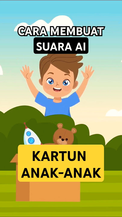 CARA MEMBUAT SUARA AI KARTUN ANAK PAKAI CAPCUT #tutorial #shorts