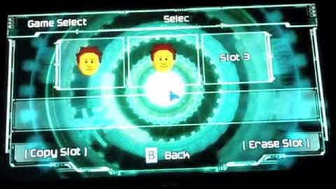 Metroid Prime Trilogy Gameplay Main Menu