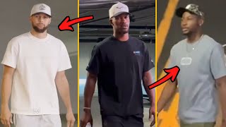 Steph Curry Jimmy Butler Warriors Arrives in Chase Center Arena Ahead Of Game 6 Against Rockets