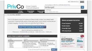 Finding Information About Private Companies in 1 Minute