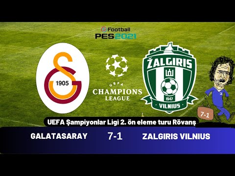 Galatasaray   Zalgris | Şampiyonlar Ligi 2.Tur Rövanş | eFootball Pes