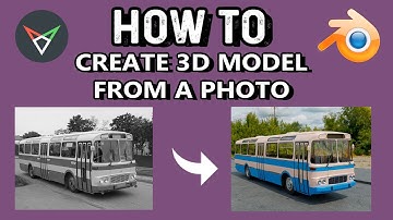 HOW TO CREATE 3D MODEL FROM A PHOTO | fSpy | Blender