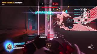 D.VA Sextuple kill POTG Overwatch