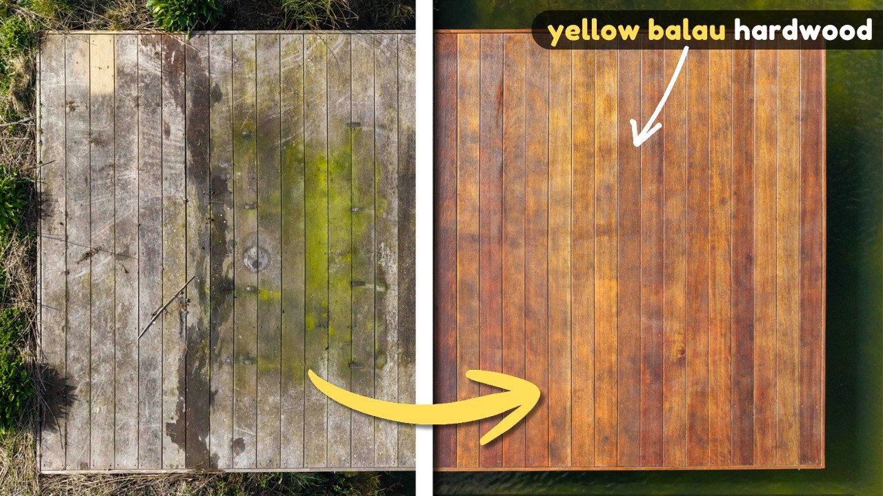 Saving a Neglected Hardwood Jetty (The Ultimate Transformation)