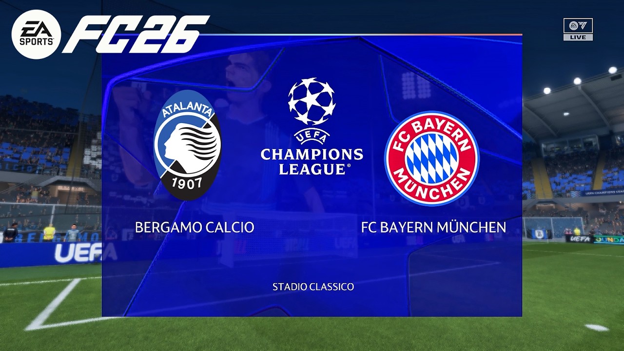 FC 26 | Atalanta vs Bayern Monaco – Champions League Ottavi | La Dura Sfida della Dea