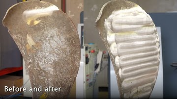 Ship Propeller Finishing | CraftMate | Tool Drive Spindle, 3M Abrasive