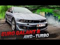 Mitsubishi Galant 8 полный привод на европейца EA5A. Из овоща в СУПЕР спорт AWD VR4 6a13tt