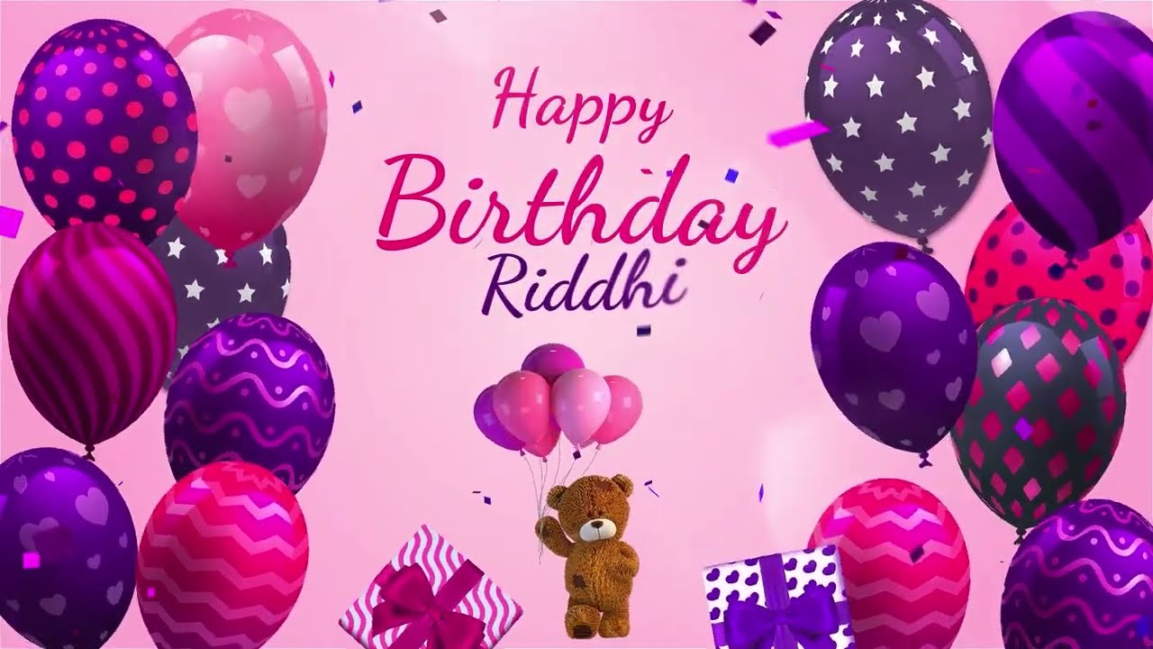 Happy Birthday Riddhi  Riddhi Happy Birthday Song  Riddhi