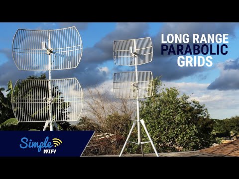 5GHz WiFi Long Range Parabolic Grids - 802.11a/ac Long Range Antennas