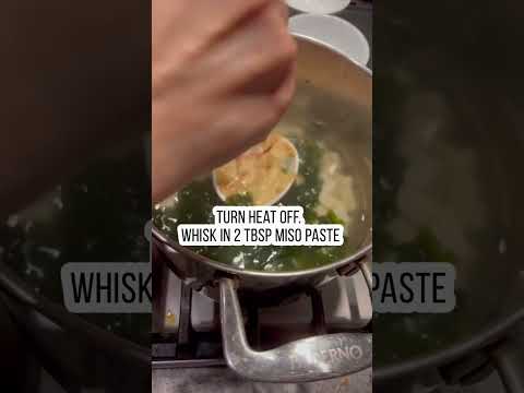 5 minute Tofu Miso Soup Recipe