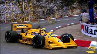 Ayrton Senna's First Win In Monaco | 1987 Monaco Grand Prix | Assetto Corsa Onboard