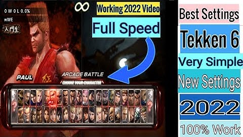 Tekken 6 ppsspp best settings | no lag smooth gameplay | Best ppsspp setting for tekken 6 | 2022