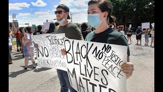 Watch Now Bloomington Comes Together To Protest George Floyd Killing