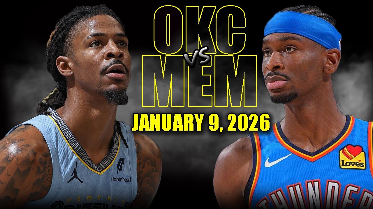 Oklahoma City Thunder vs Memphis Grizzlies Full Game Highlights – January 9, 2026 | NBA Season