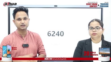 Dahua 52nd FB Live Training & 50th Dahua Installer Lucky Draw Contest
