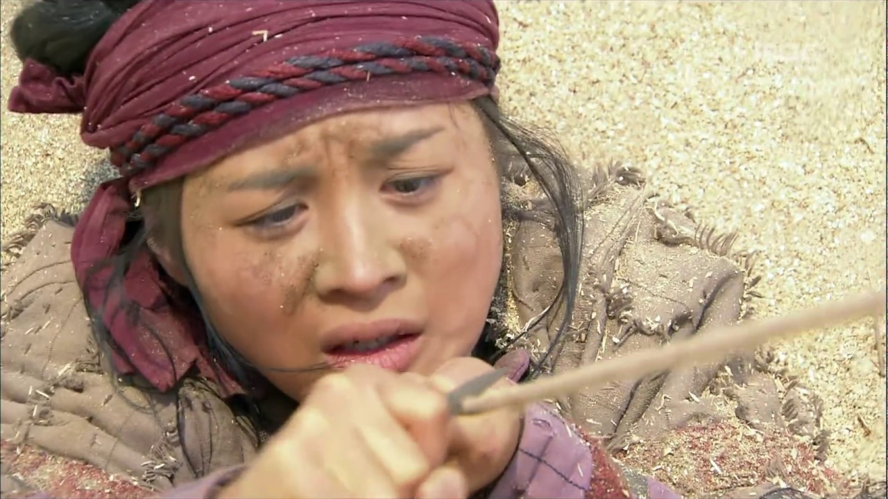 [2009년 시청률 1위] 선덕여왕 The Great Queen Seondeok 사막의 모래에 갇힌 칠숙.덕만.소화, 홀로 빠져나온 덕만