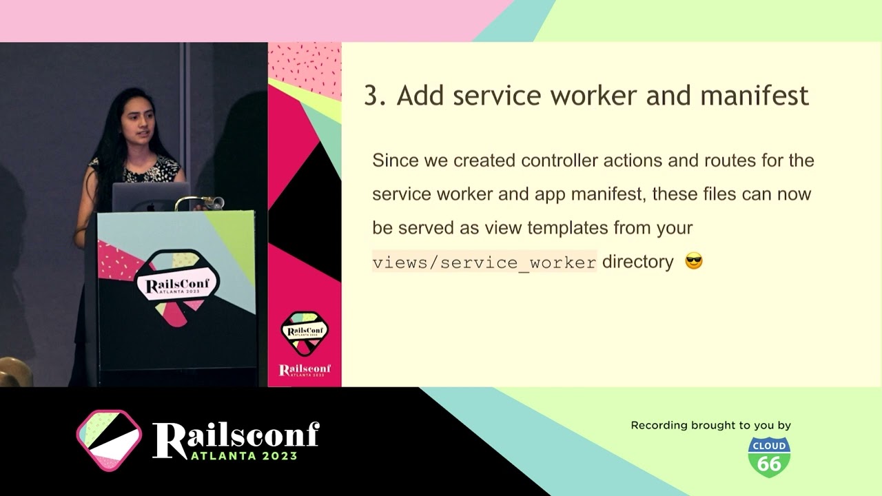 RailsConf 2023 - Building an offline experience with a Rails-powered PWA by Alicia Rojas