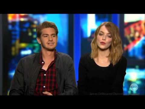Andrew Garfield &amp; Emma Stone &#039;Spider-Man&#039;s Junk&#039; Australian Tv Interview