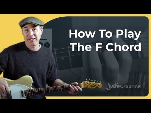 The Easy Way To Play The F Chord On Guitar – Starland School Of Music