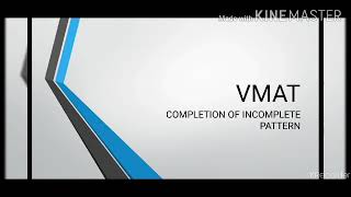 Completion of Incomplete Patterns Nonverbal Reasoning in English