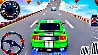 Double Flatbed Trailer Truck vs Speedbumps Train vs Cars Tractor vs Train - BeamNG.drive