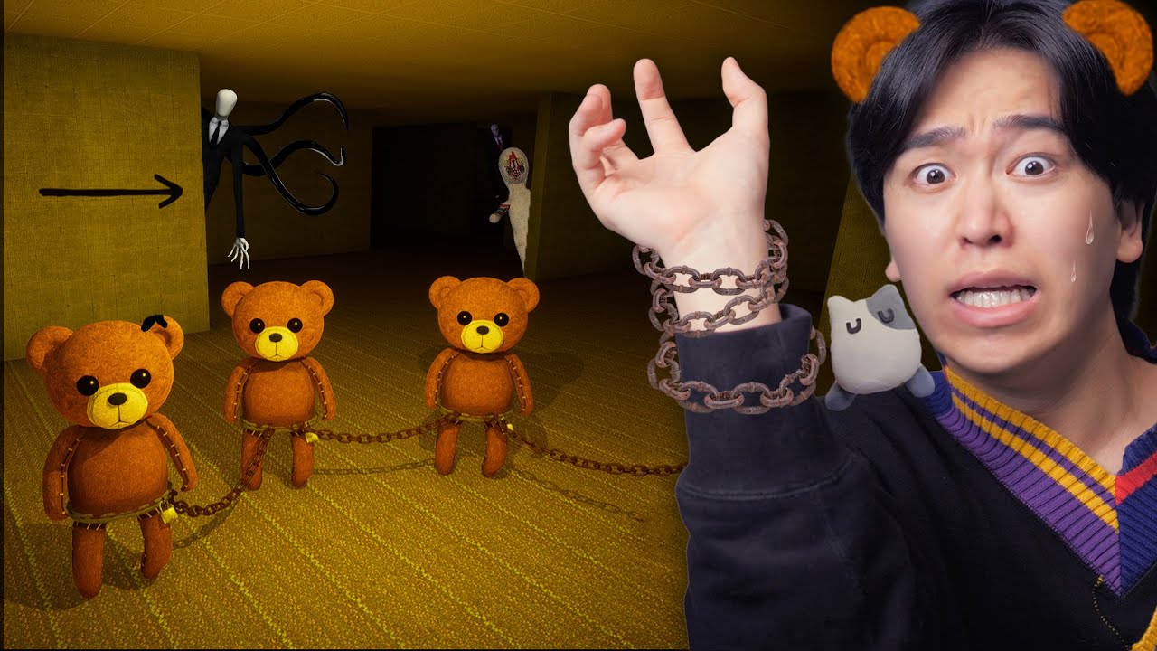 鎖でつながれた人形になって『恐怖のバックルーム』から脱出しようとした結果..【Chained in the Backrooms】