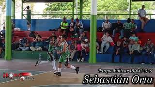 Sebastián Orta, Jugador De La Escuela De Baloncesto Orimen. Cancha Del Parque Bolívar. 18042026