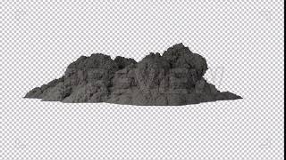 Huge Spreading Explosion On Alpha | Stock Motion Graphics - Motion Array