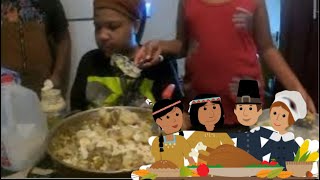 cooking thanksgivings day dinner with the family part 3