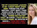 She mocked my ring. A client saw it, paled, and when he heard my father’s name, everything shifted.!