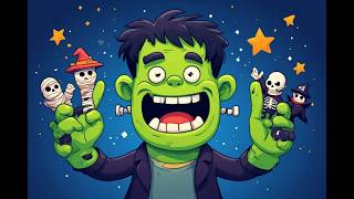 Nursery Rhymes for Kids: Five Little Fingers Accidentally Turn Into Giant Monsters!