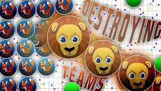 BLOB.IO-SOLO TEAM DESCTRUCTION,DOUBLETRICKSPLIT,PRE SPLITS-HAPPY HALLOWEEN(Agar.io)