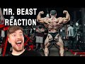 Mr beast reacts to mr olympia derek lunsford physique