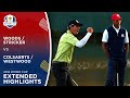 Woods  stricker vs colsaerts  westwood  extended highlights  2012 ryder cup