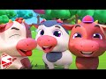 Five Little Cows + More Number Song &amp; Kindergarten Rhymes for Kids
