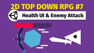 Destroy Enemies & Player Health UI | 2D Top Down RPG in Unity #7 | 2D Game Dev Tutorial