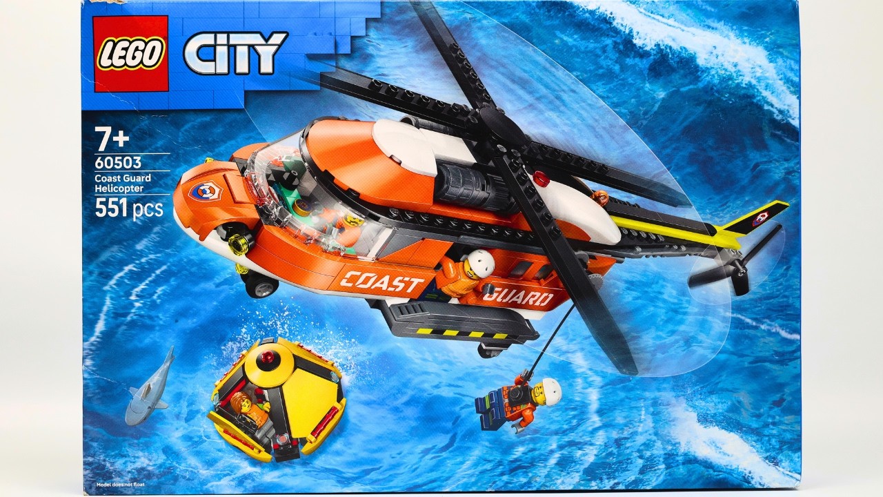 tottenページ LEGO City 60503 Coast Guard Helicopter Speed Build - YouTube